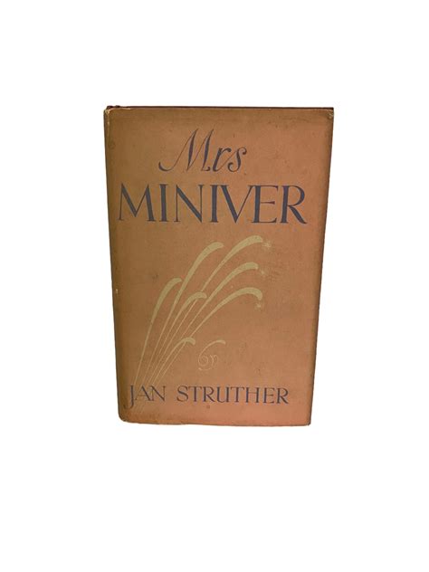 Mrs Miniver By Jan Struther Version Etsy