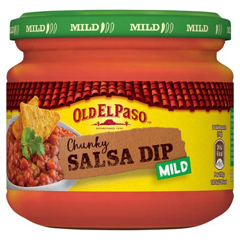 Old El Paso Chunky Salsa Dip Mild 312g Mexican Sauces And Meal Kits Iceland Foods