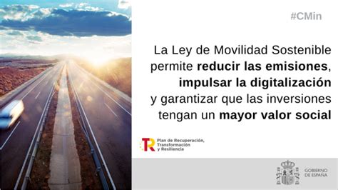 Luz Verde Al Proyecto De Ley De Movilidad Sostenible Para Digitalizar Y Descarbonizar El