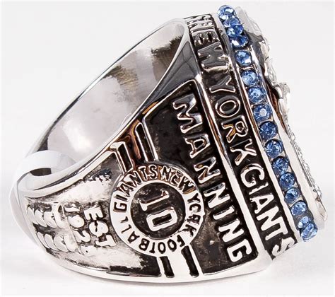 Eli Manning New York Giants High Quality Replica 2011 Super Bowl XLVI Championship Ring ...