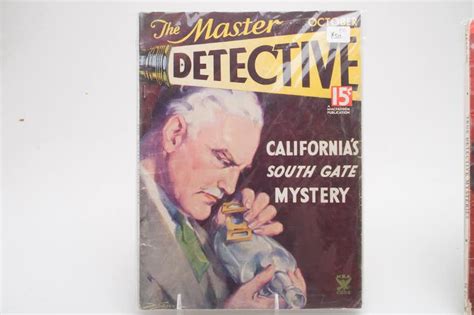 Collection Of Vintage Master Detective Pulp Magazines Ebth