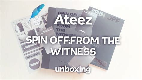 Распаковка альбома Ateez SPIN OFF FROM THE WITNESS Unboxing k pop