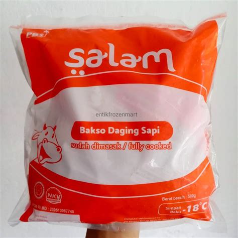 Jual Bakso Sapi Salam 500gr Shopee Indonesia