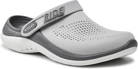 Klapki Crocs Literide 360 Clog 206708 Light Greyslate Grey Ceny I