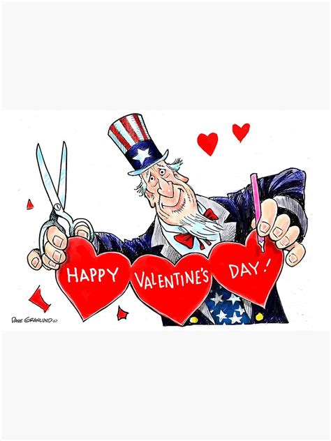 Uncle Sam Valentine’s Day Card Greeting Card For Sale By Dave Granlund Redbubble