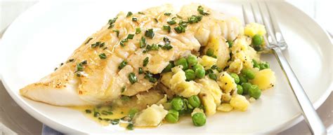 Smoked Haddock With Chive Pea And Potato Crush Recipe Olive Magazine