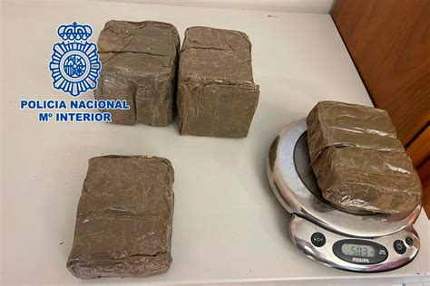 La Policía Nacional desmantela una red de entrega controlada de hachís