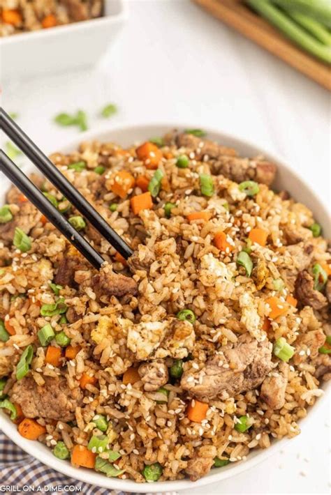 Blackstone Pork Fried Rice