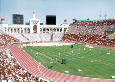 1984-08-11 1984 Summer Olympics, Los Angeles, Memorial Coliseum, Track ...