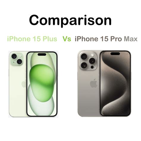 Apple iPhone 15 Plus Vs iPhone 15 Pro Max Comparison Price - RGM Price