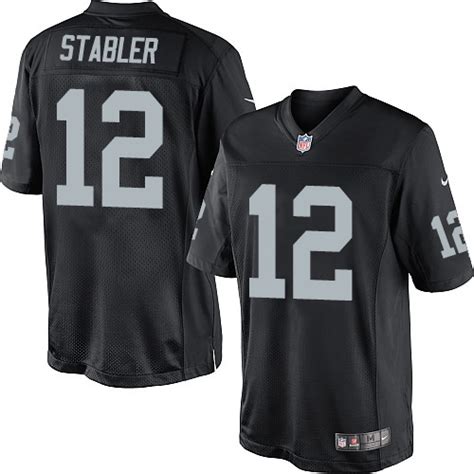 Men S Nike Oakland Raiders Kenny Stabler Limited Black Team Color