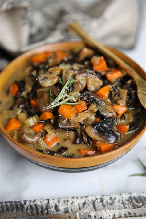 Creamy Mushroom And Wild Rice Soup 40 Day Shape Up