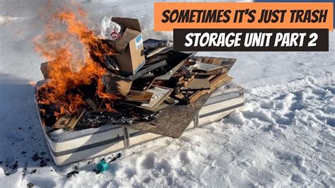 Some Storage Unit Items Don T Make The Cut Youtube