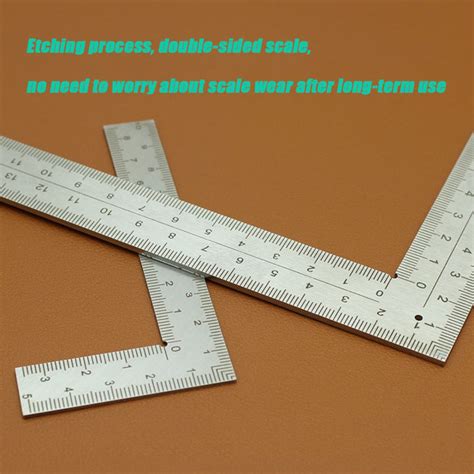 Framing Square Metal Ruler Square Tool High Precision Scale Corner