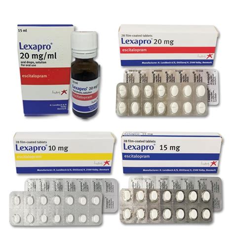 Lexapro Dosage And Drug Information Mims Thailand