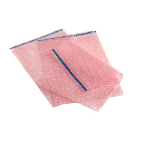 Antistat F Pink Antistatic Bubble Bag X Mm Pack Of