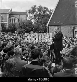 British Labour politician and eventually Prime Minister Harold Wilson ...