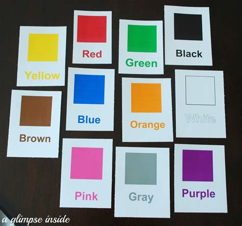 flashcards color 8