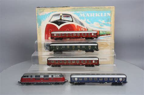 Marklin Vintage Ho Diesel Passenger Train Setbox Ebay