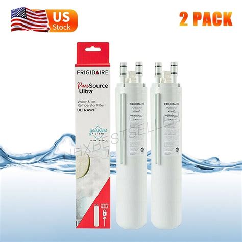 2 Pcs Frigidaire Ultrawf Puresource Ultra Refrigerator Water Filter