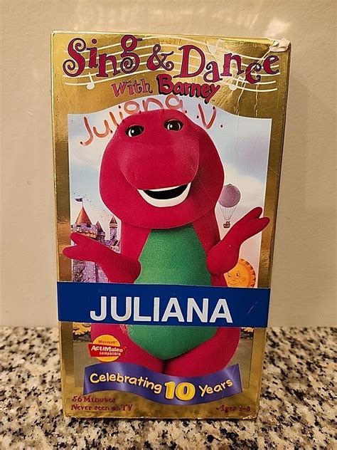 Barney Sing And Dance With Barney Vhs Grelly Usa