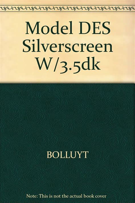 Amazon Modeling For Design Using Silver Screen Bolluyt James E