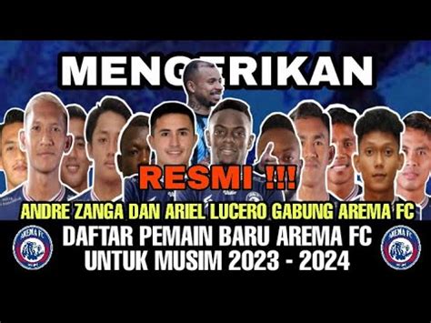 Daftar Pemain Baru Arema Fc Untuk Musim Terbaru Daftar