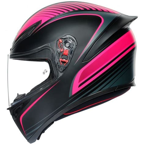 Casco Agv K S E Warmup Black Pink Motos Cano Sport