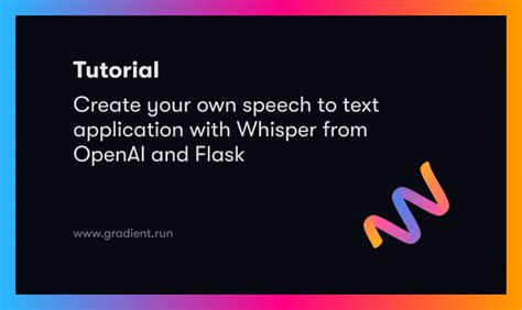 Create Your Own Speech To Text Application With Whisper From Openai And