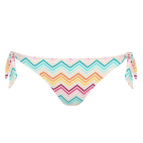 Marie Jo Swim CAMILA Rainbow Bikini Briefs Waist Ropes Marie Jo