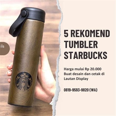 Rekomendasi Tumbler Starbucks Stainless Ketahanannya