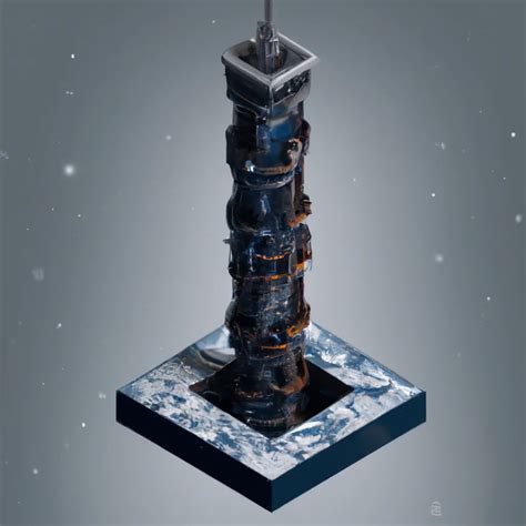 Isometric Tower Universe Inside Tower Photorealist