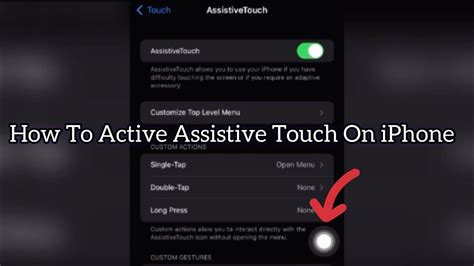 How to Active Assistive Touch on iPhone چطور اسيستيف تچ را در مبايل