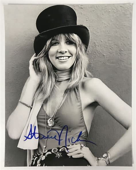 Stevie Nicks Autographed Glossy 8x10 Photo AACS Autographs