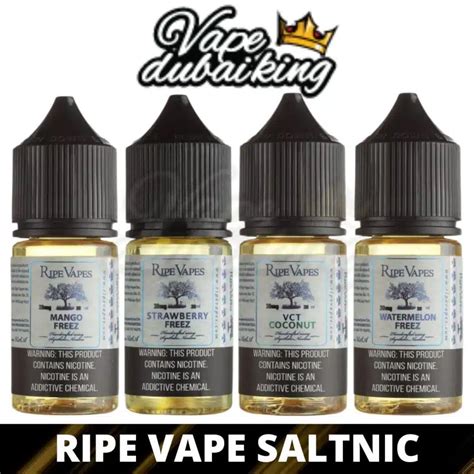 Ripe Vape Vct Salt 30mg And 50mg All Flavors Vape Dubai King