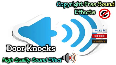 Door Knocks Sound Effect High Quality Sound Ncs Effects Royalty