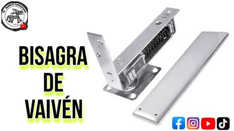 Cómo instalar bisagra para puerte de cocina vaiven YouTube