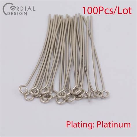 AIGUILLE A COUDRE Plating Platinum 0 5X20MM 100PCS Composants De