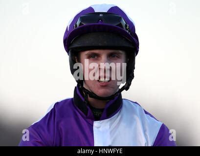 Jockey Kielan Woods at Ludlow Racecourse. PRESS ASSOCIATION Photo. Picture date: Wednesday ...