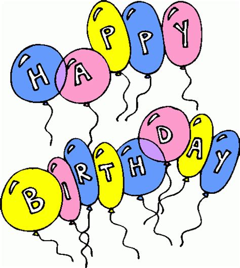 Happy Birthday Cliparts Animated Clip Art Library