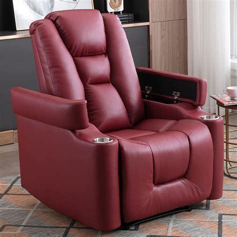 Stylish Power Recliner Chair With Usb Charger Foter