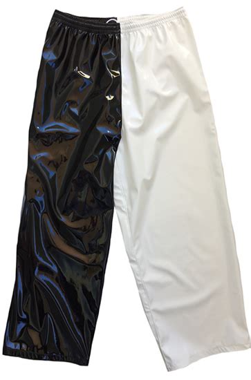 Black White Wrestling Baggy Pants