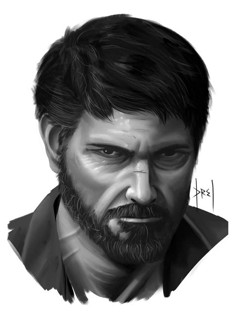 Just Sharing My Joel Miller Of Tlou Game Fan Art In My Own Style R