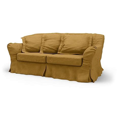 IKEA - Tomelilla 2 Seater Sofa Cover, Honey, Velvet - Bemz | Decorative ...