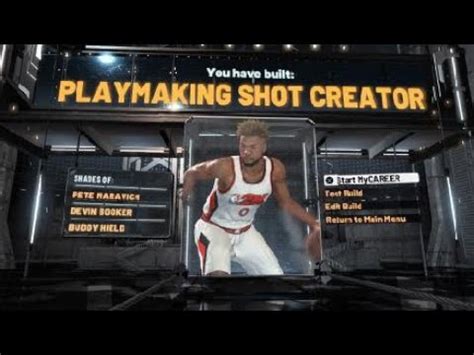 Best Playmaking Shot Creator Build In Nba K Youtube