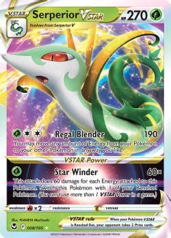 Serperior V ASTRO Pokémon MYP Cards