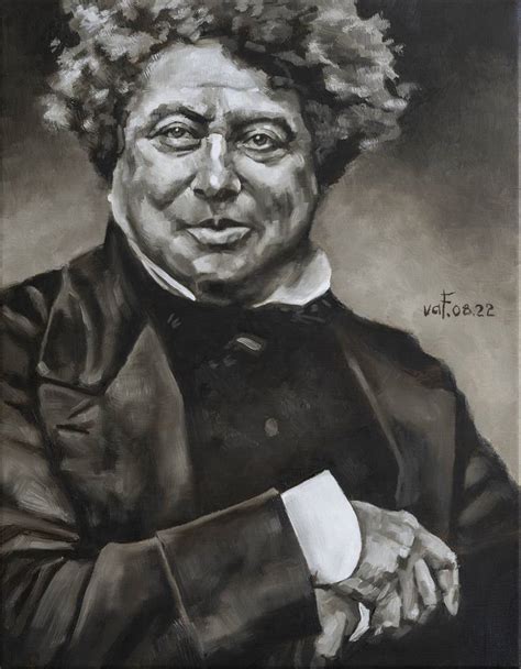 Alexandre Dumas Painting By Valery Filippov Saatchi Art