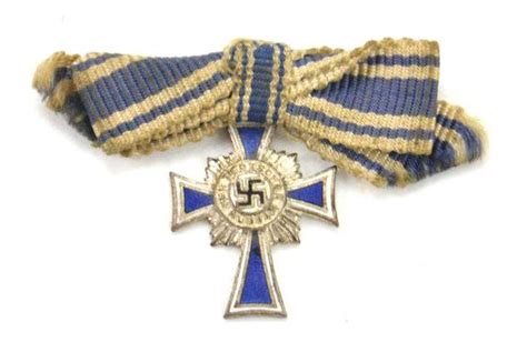 Worldwarcollectibles German Tinnie Mother S Cross In Silver