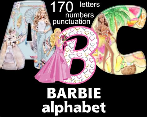 Barbie Letters Printable