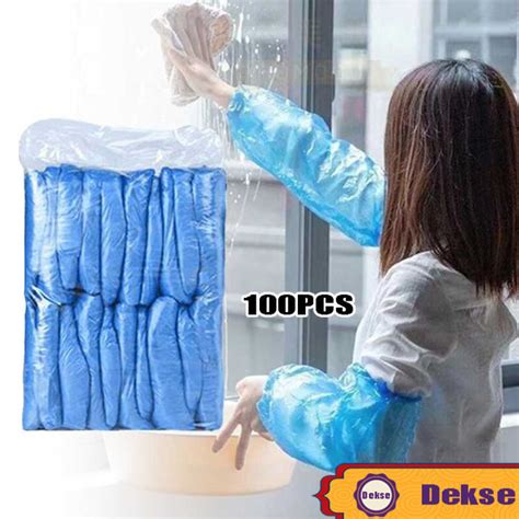 Manset Plastik Plastic Pelindung Lenga Manset Lengan Tangan Pcs